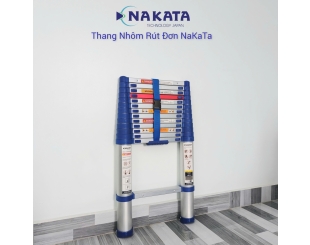 Thang Nhôm Rút Đơn Đai Xanh Nakata TYB613